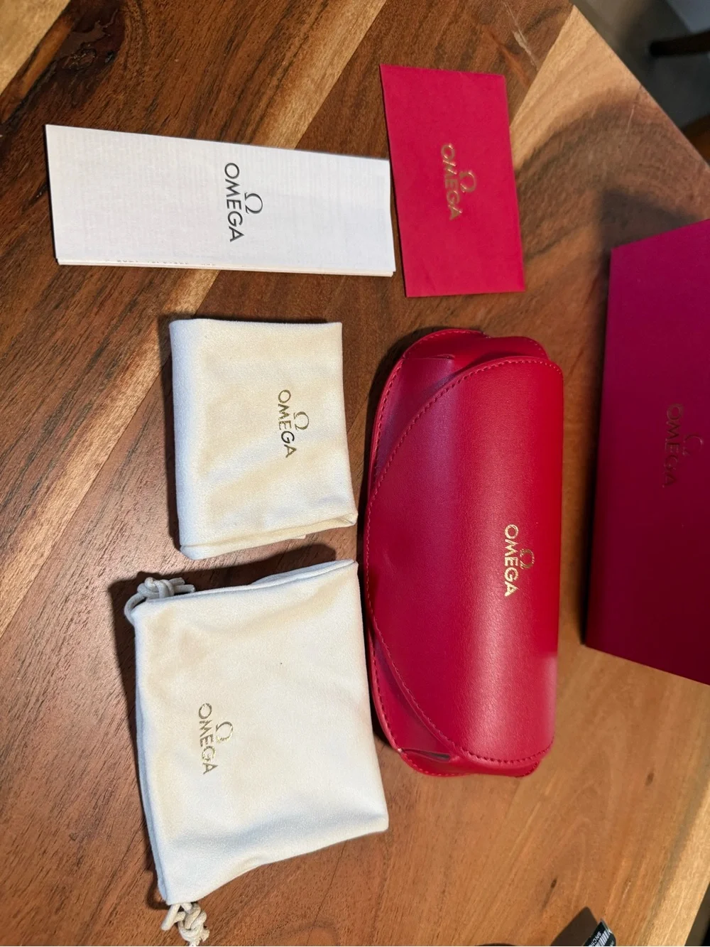 19 Luxury Sunglass Cases/Pouches Omega, Ray Ban, Versace and Tom Ford